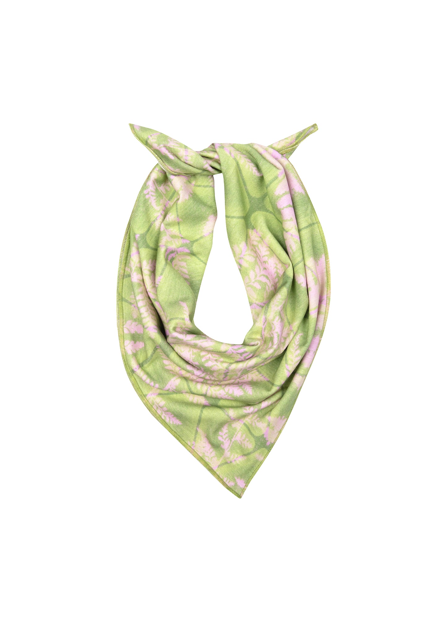 Pleated Printed Bandana