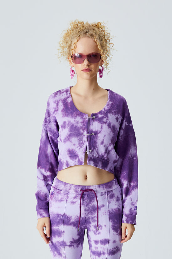 Batik Sweatshirt -Mor/Lila