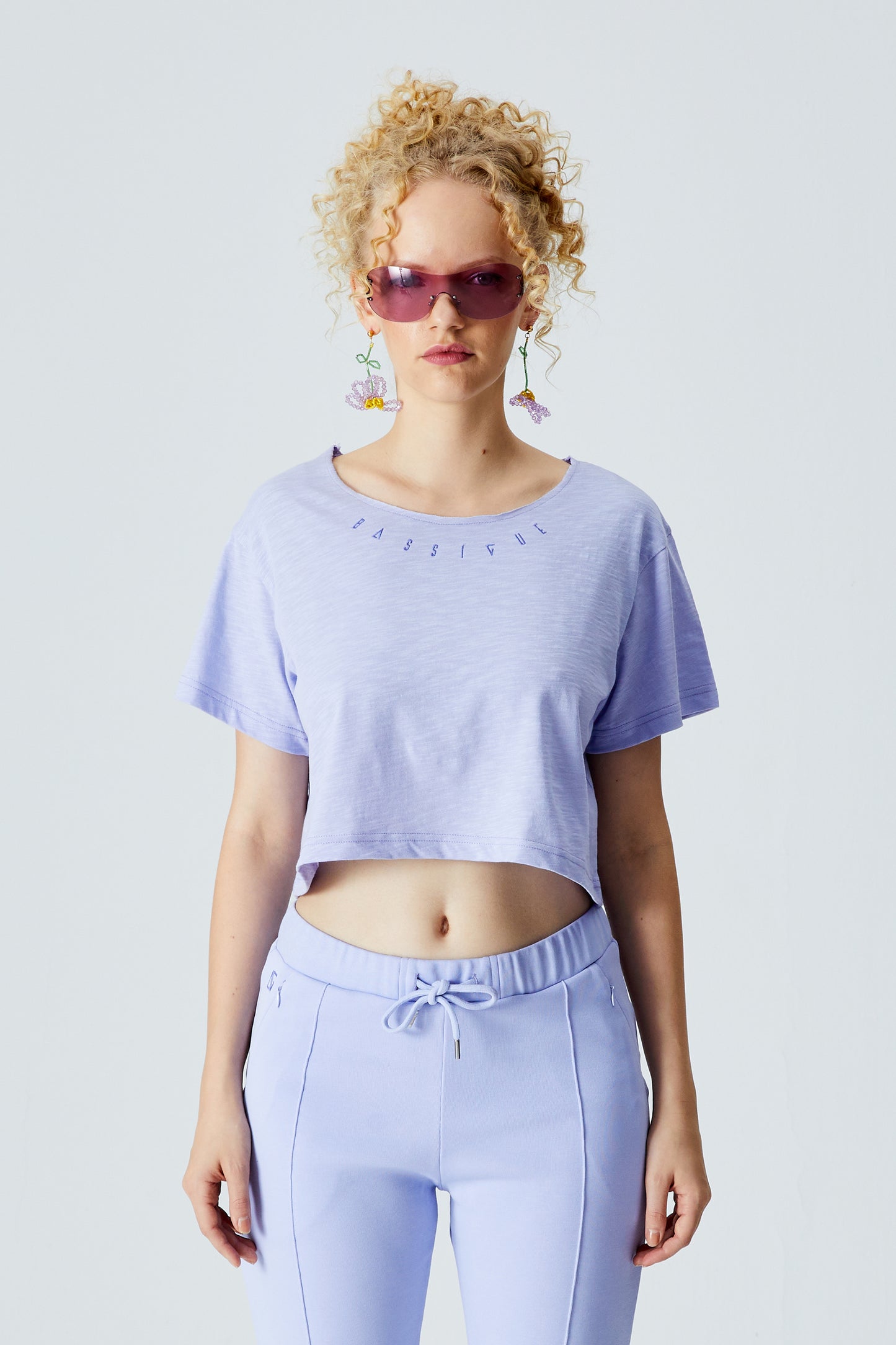 Crop T-Shirt - Digital Lavender