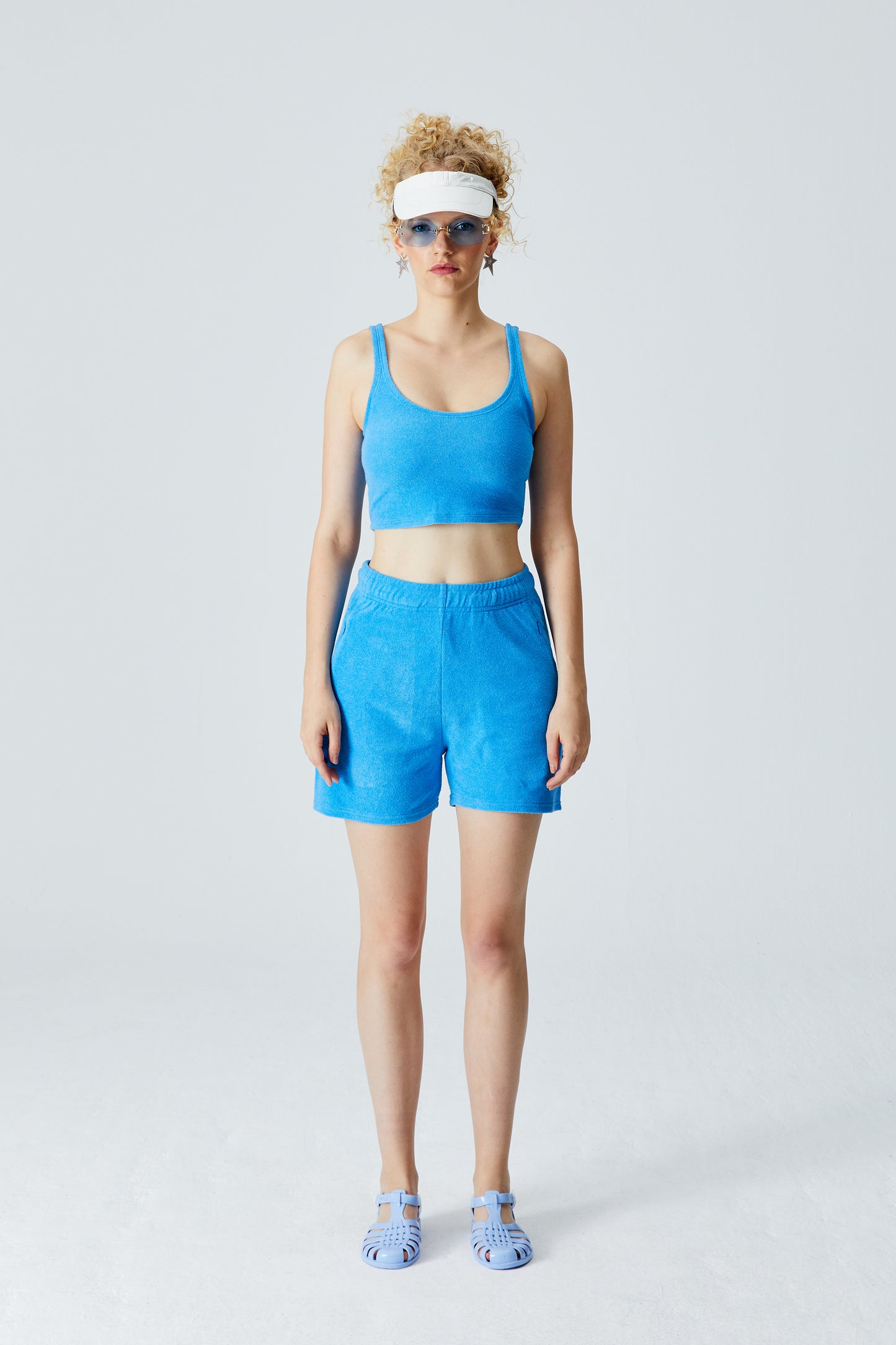 Towel Shorts - Tranquil Blue