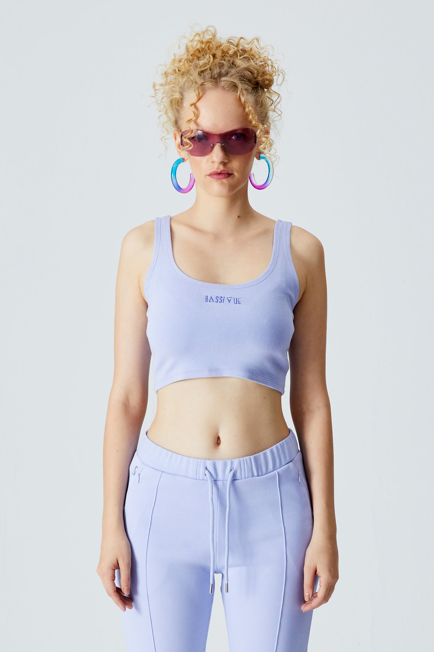 Cotton Tank Top - Digital Lavender