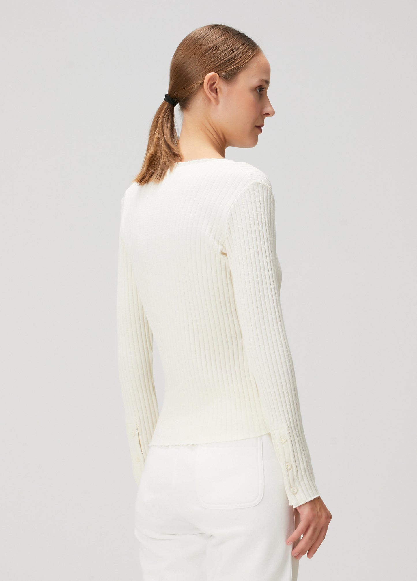 Crossover Ribbed Top
