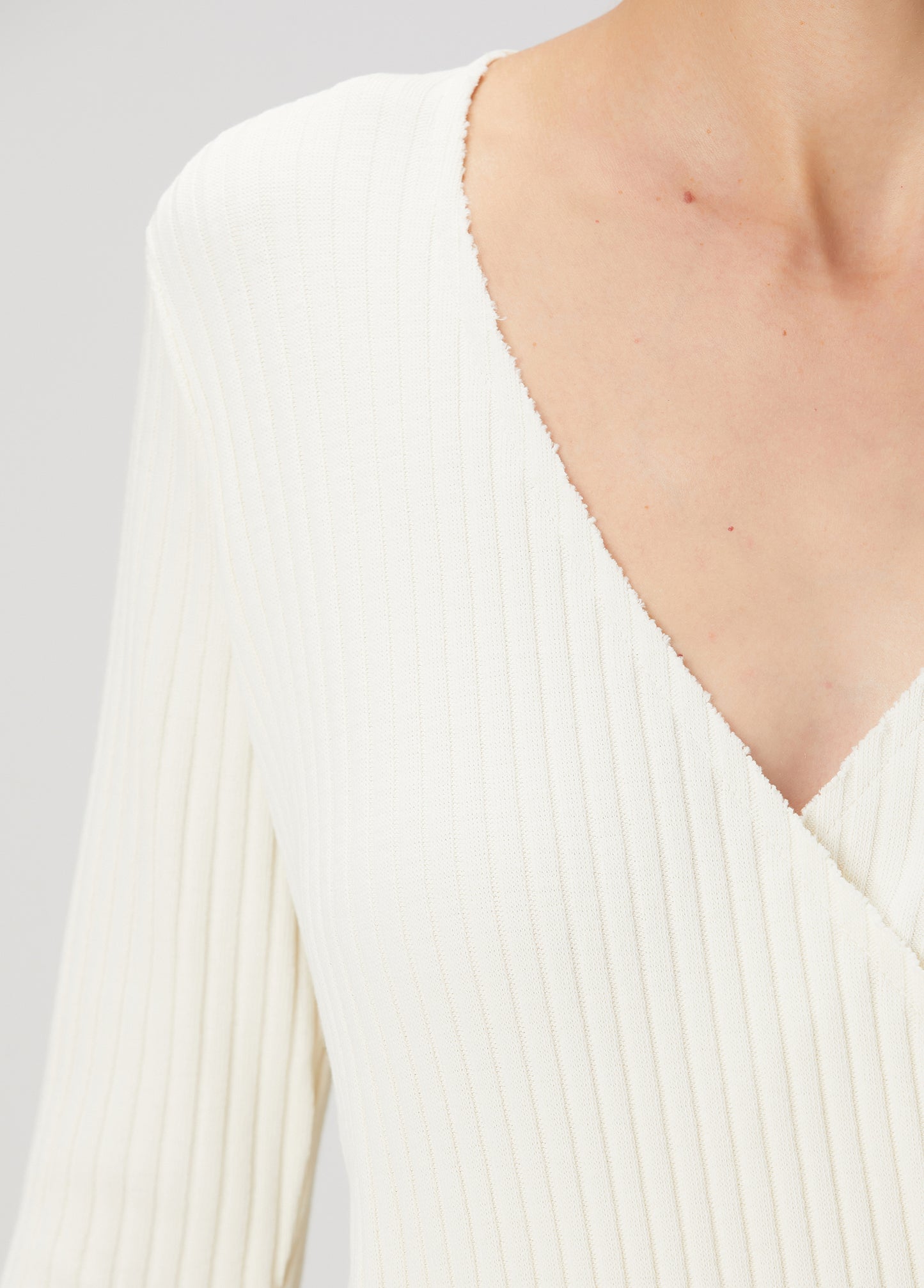 Crossover Ribbed Top