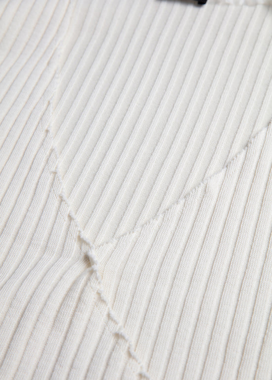 Crossover Ribbed Top