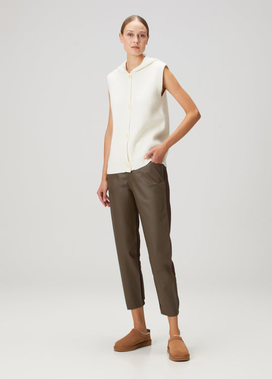 Hooded Knit Vest