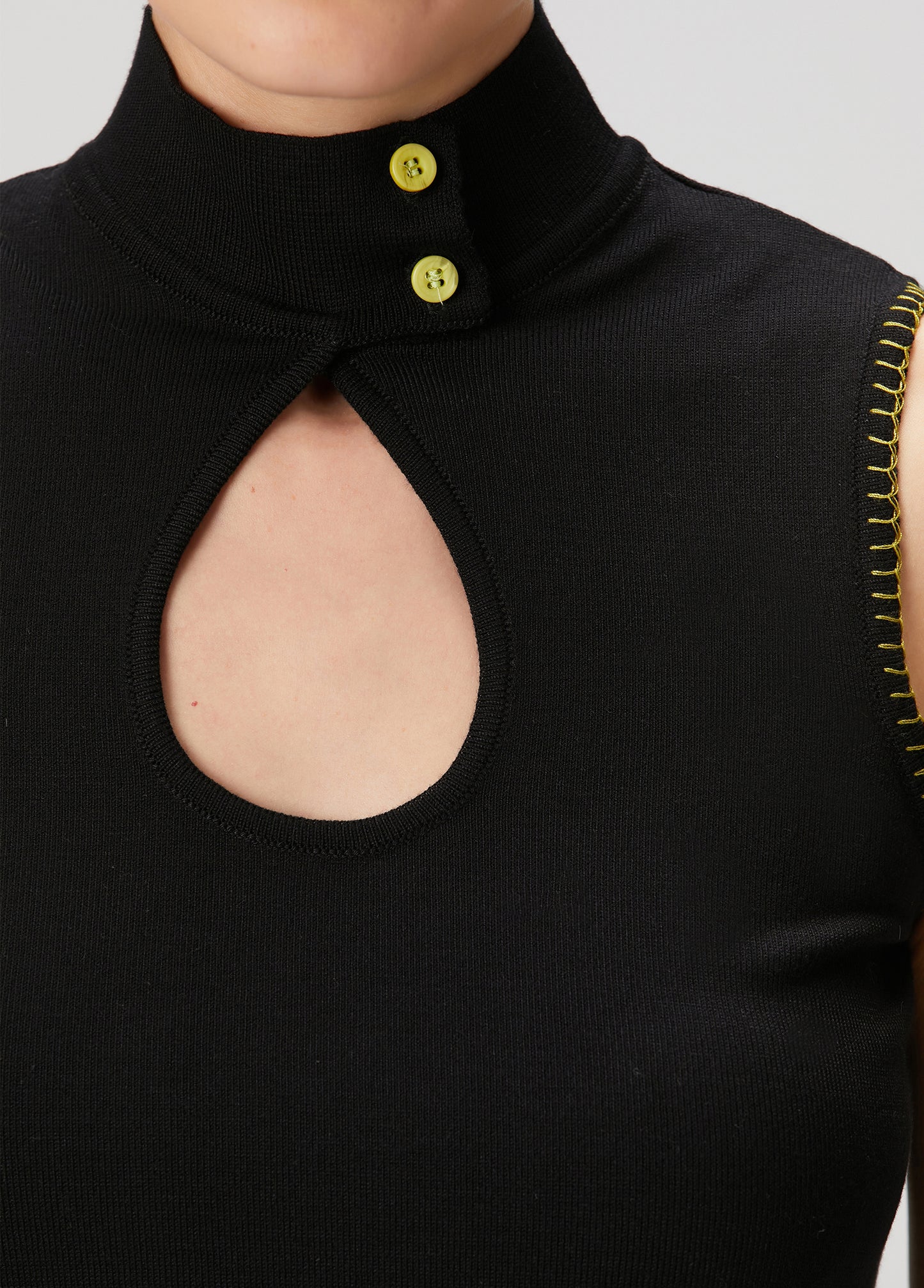 Knit Top W/ Crochet Detailing