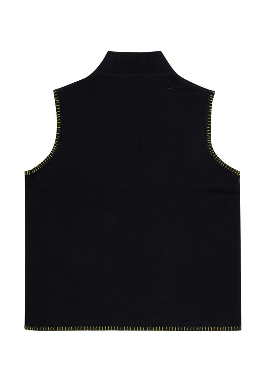 Knit Top W/ Crochet Detailing