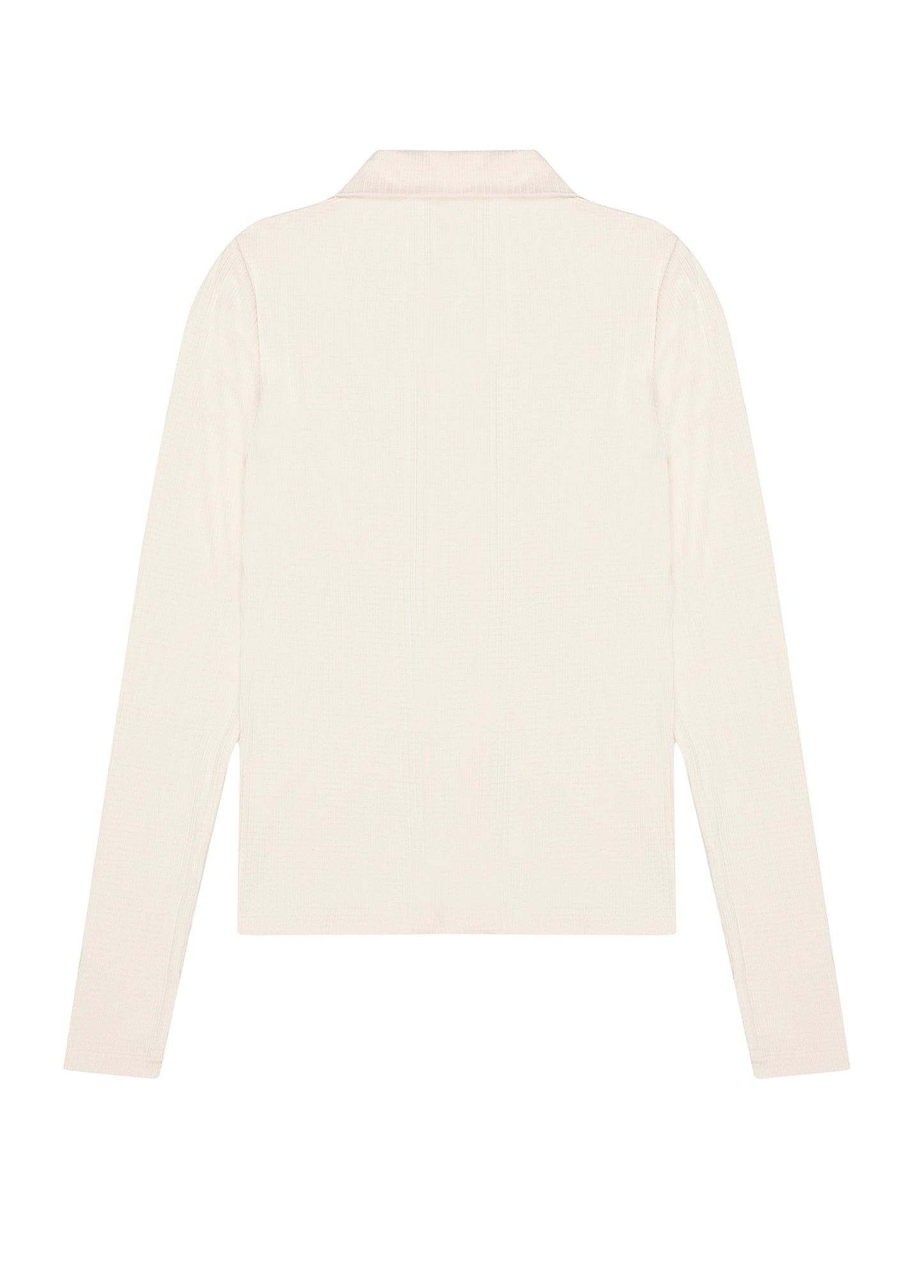 Fitted Rib Button Down Shirt