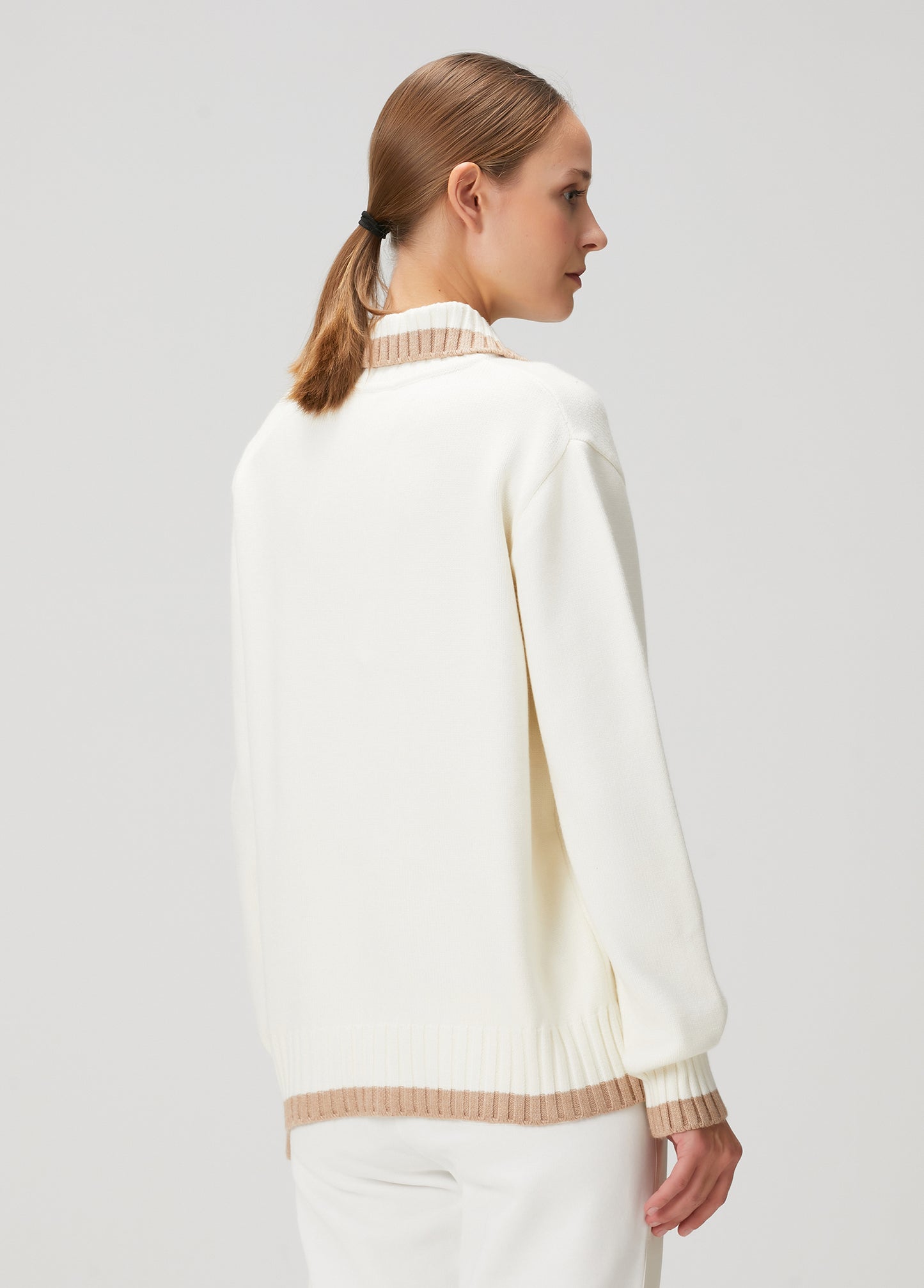 Knit Sweater W/ Pocket Detailing