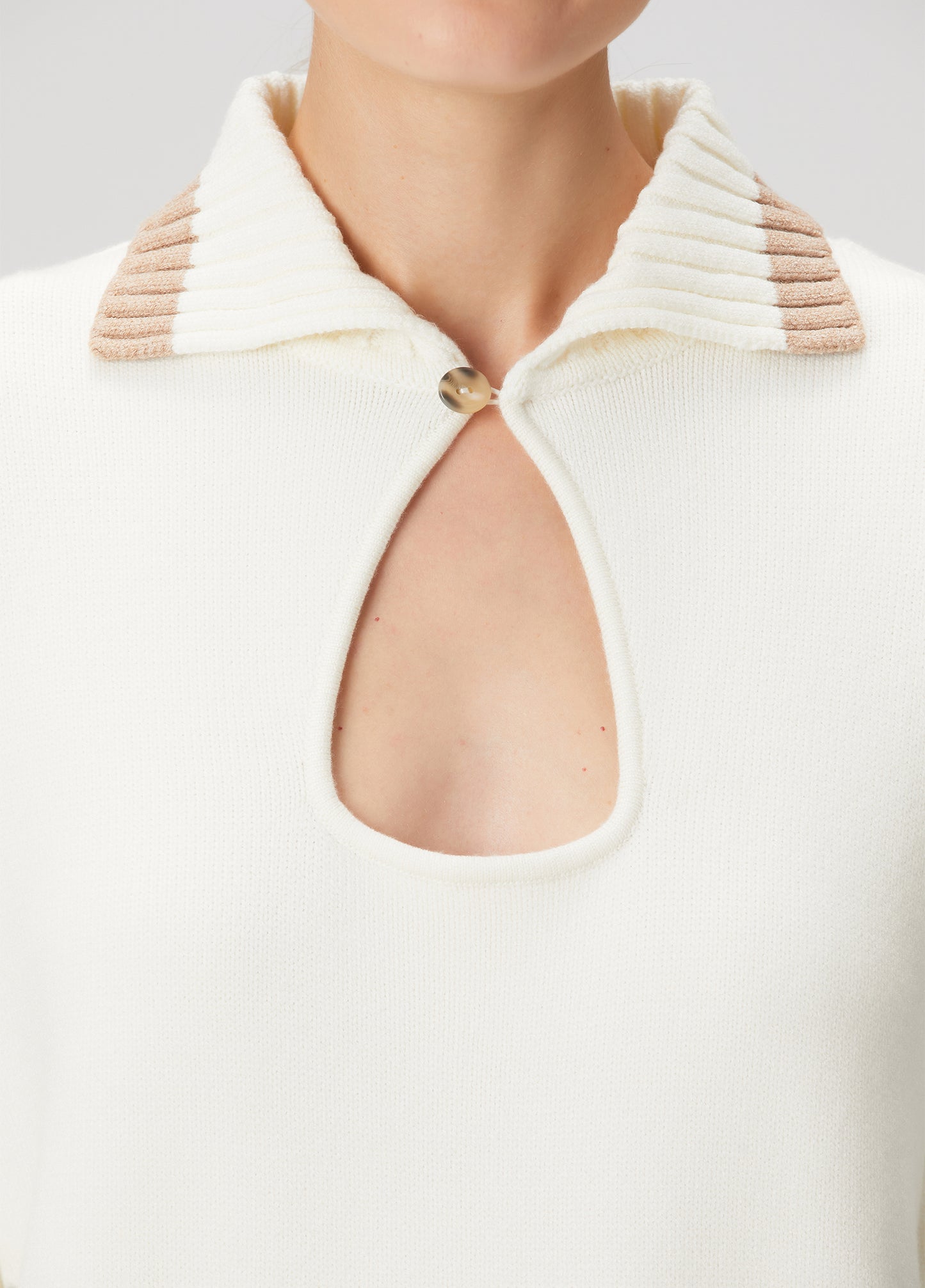 Knit Sweater W/ Pocket Detailing