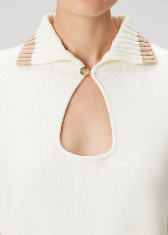 Knit Sweater W/ Pocket Detailing