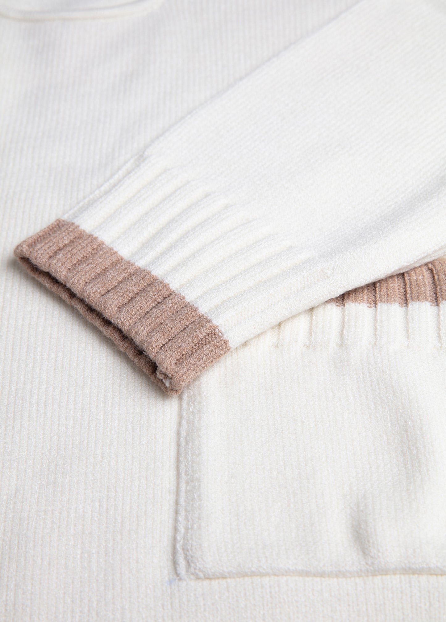 Knit Sweater W/ Pocket Detailing