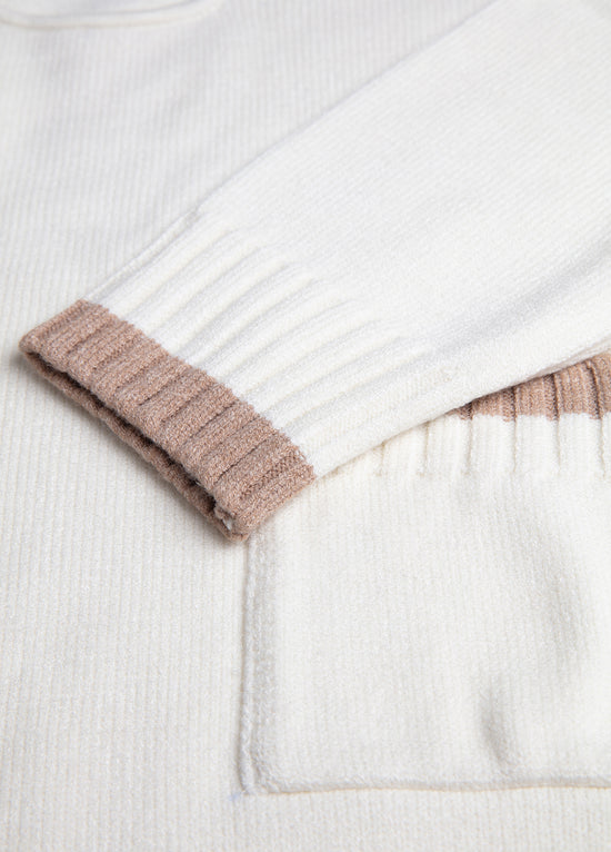 Knit Sweater W/ Pocket Detailing