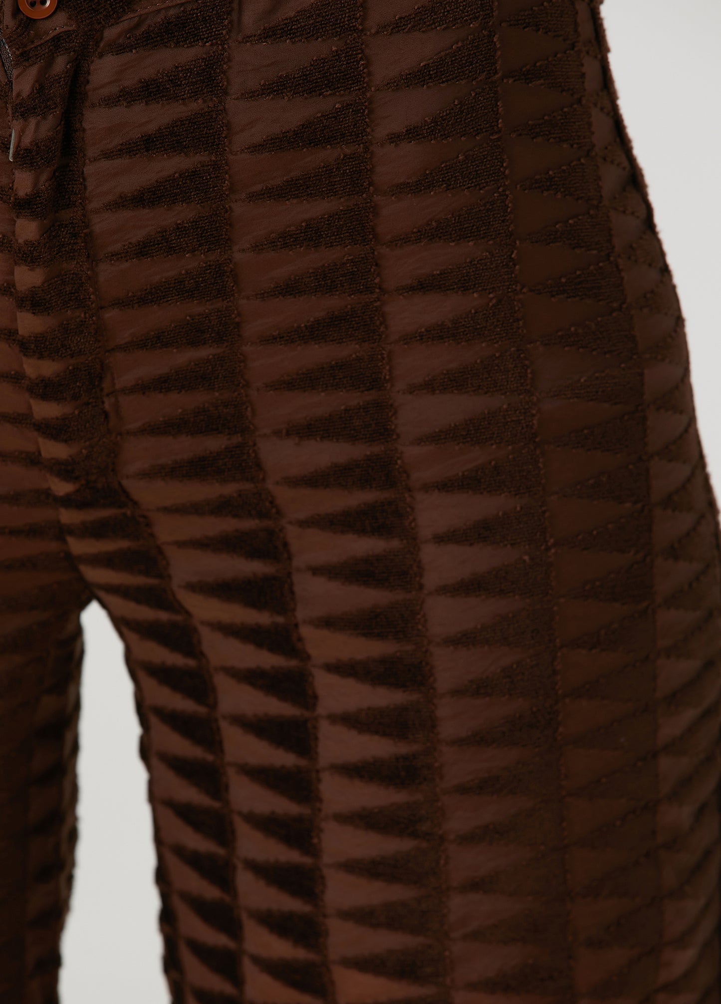 Embossed Tulle Straight Leg Pants