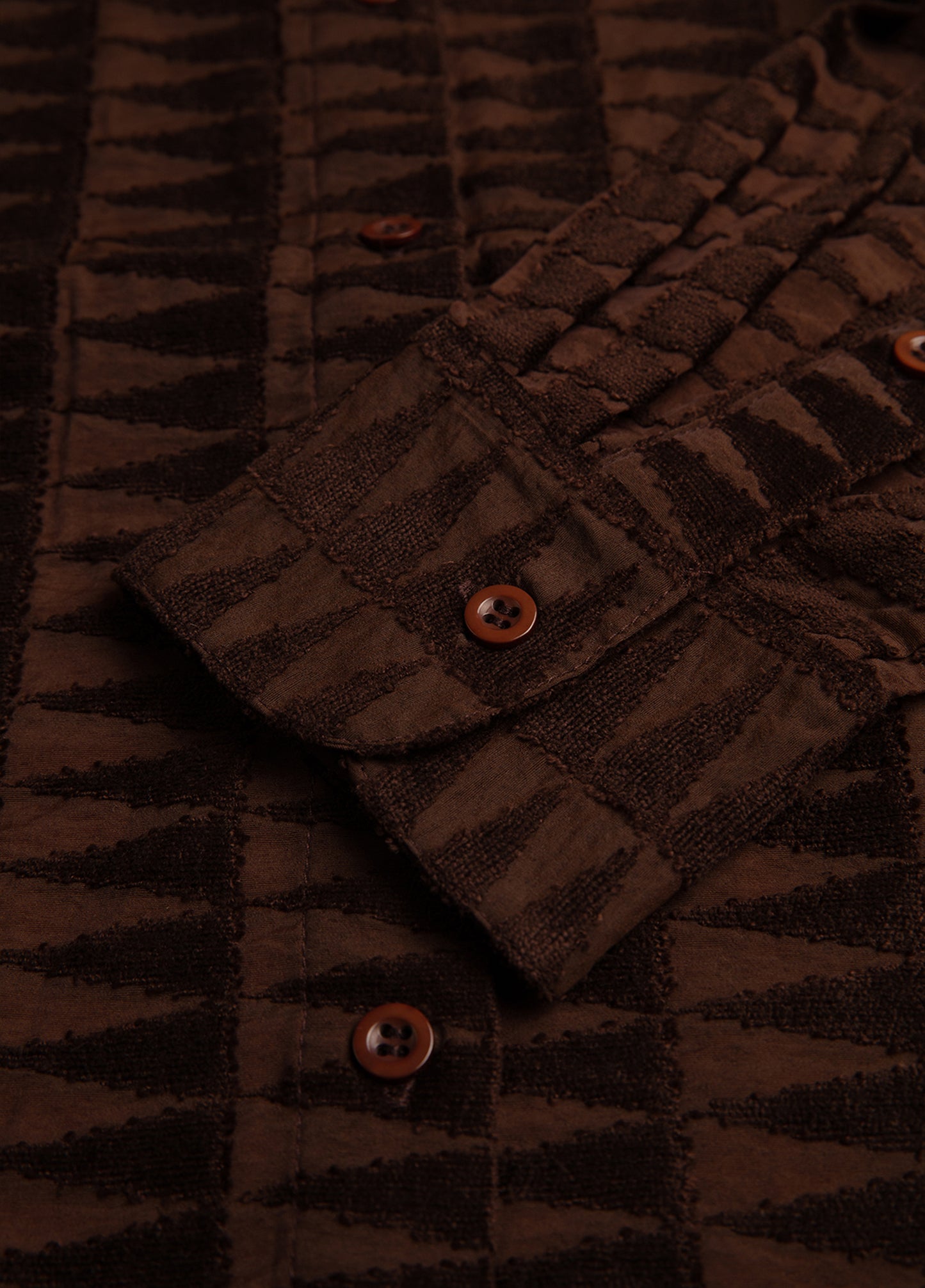 Embossed Tulle Shirt