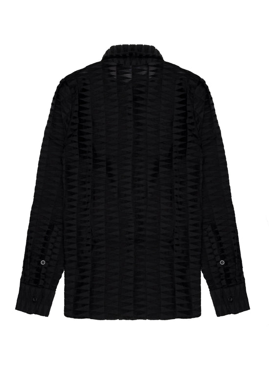 Embossed Tulle Shirt