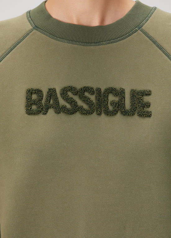 Washed Sweatshirt W/ Terry Logo