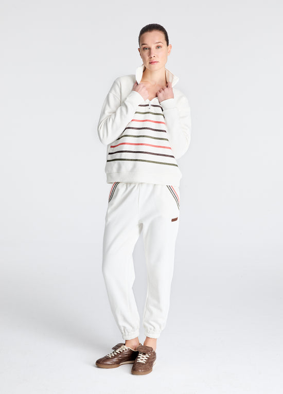 Yarım Fermuarlı Polo Sweatshirt