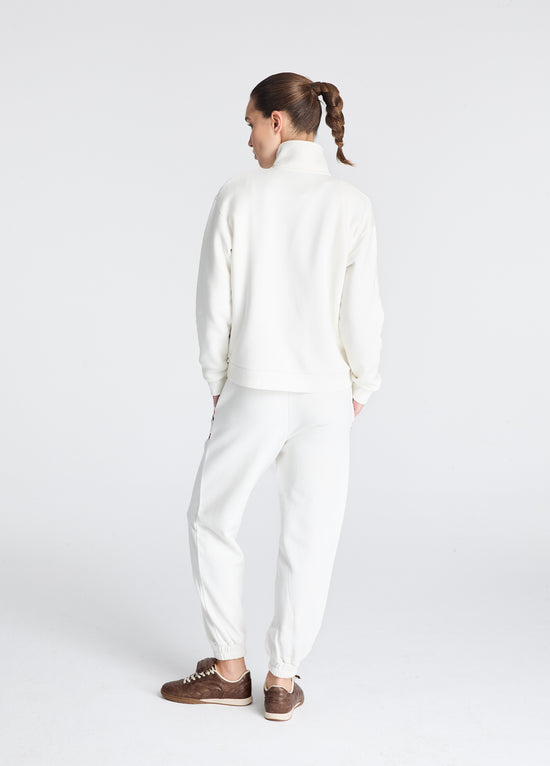 Yarım Fermuarlı Polo Sweatshirt