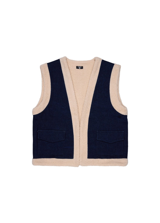 Peluş Astarlı Denim Ceket