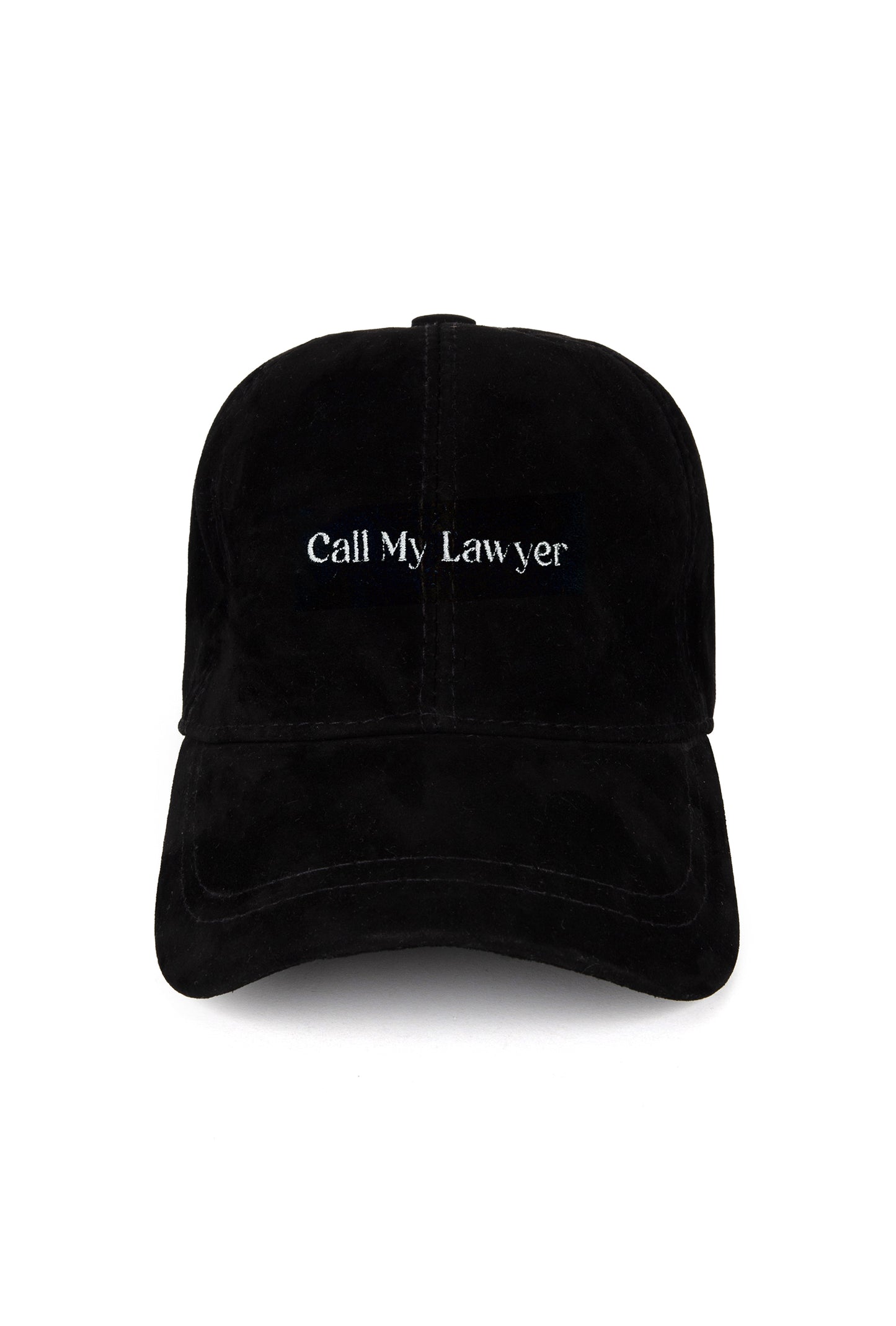 Call Me Lawyer Suede Leather Hat