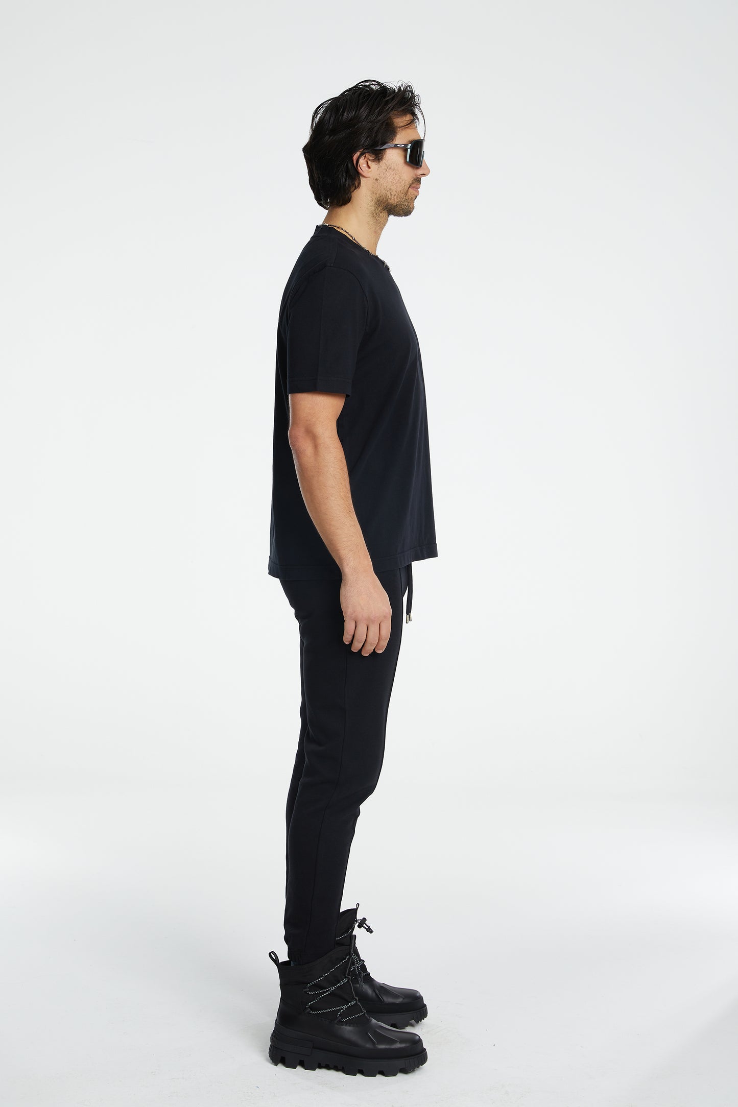 Cotton Basic T-Shirt - Black