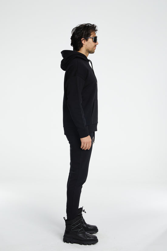 Cotton Hoodie - Black