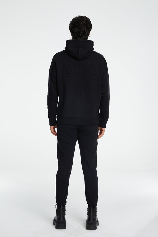 Cotton Hoodie - Black