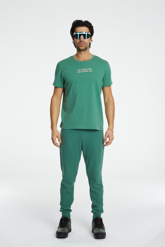 Cotton Ski T-Shirt - Harbour Green