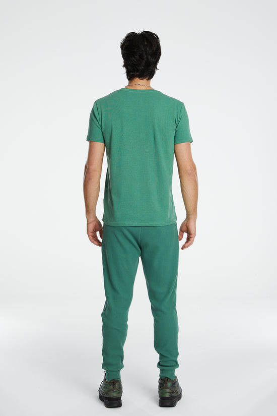 Waffle Sweatpants - Harbour Green