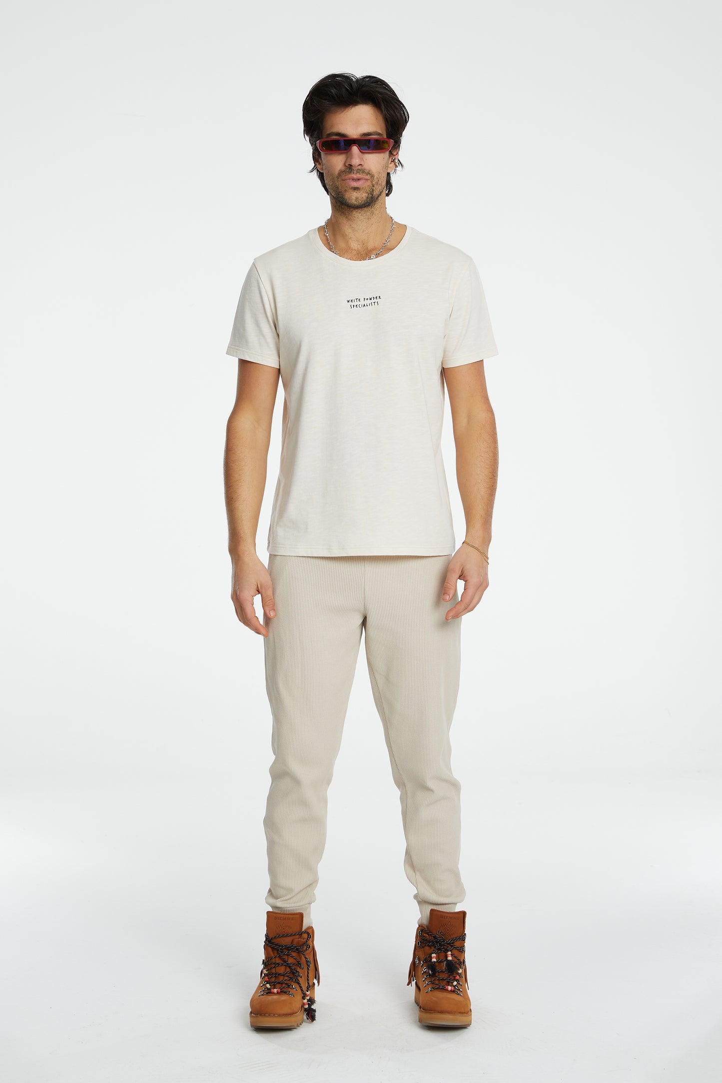 Cotton Powder T-Shirt - Cream