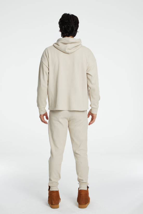 Waffle Hoodie - Warm Beige