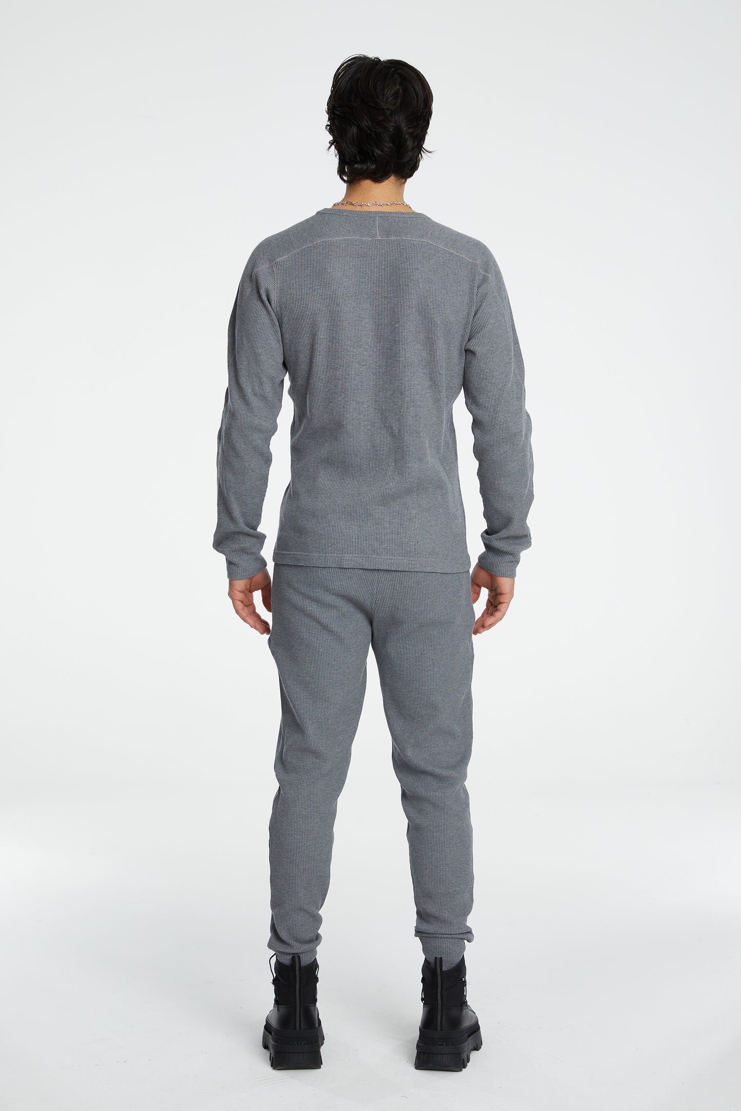 Waffle Sweatshirt - Grey