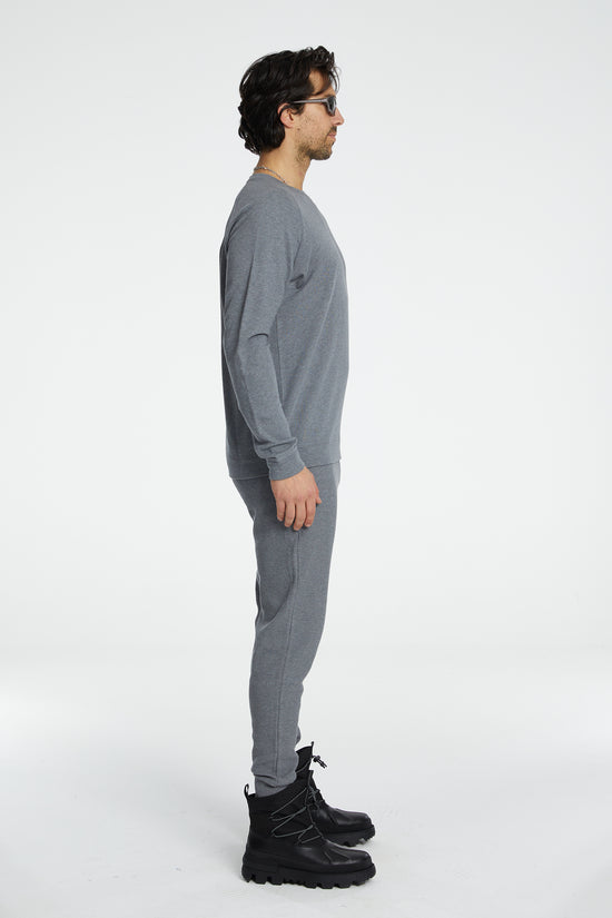 Bisiklet Yaka Sweatshirt - Gri