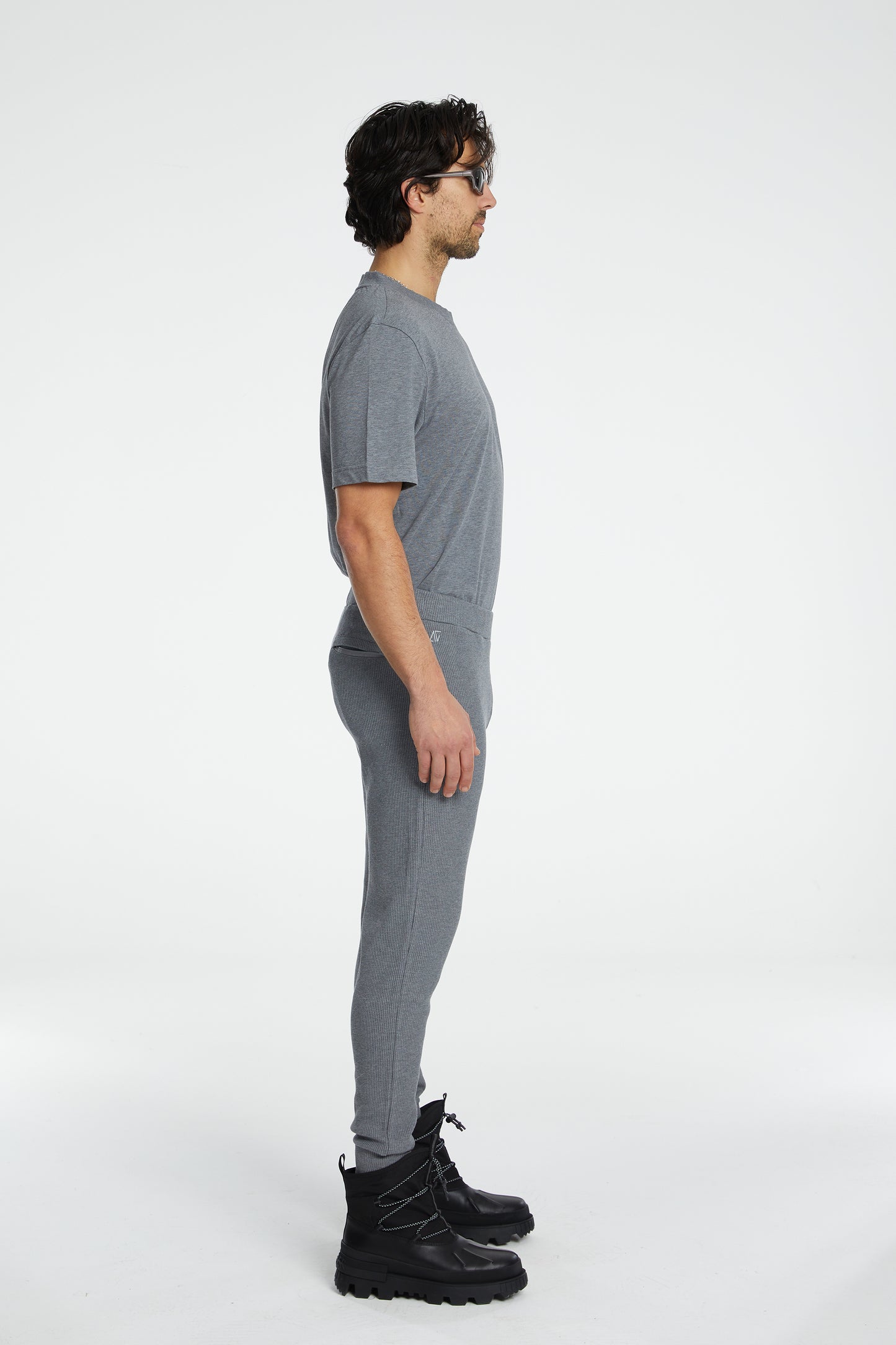 Waffle Sweatpants - Grey