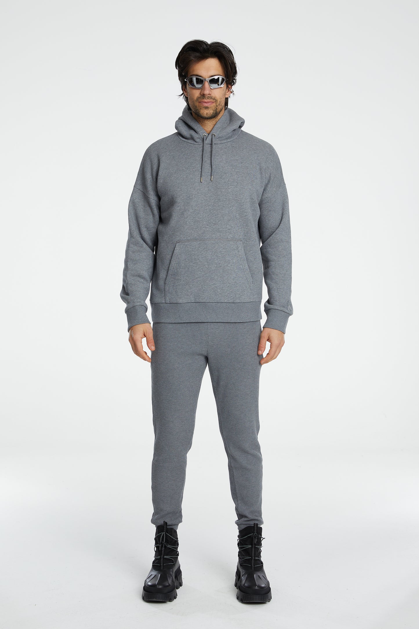 Cotton Hoodie - Grey