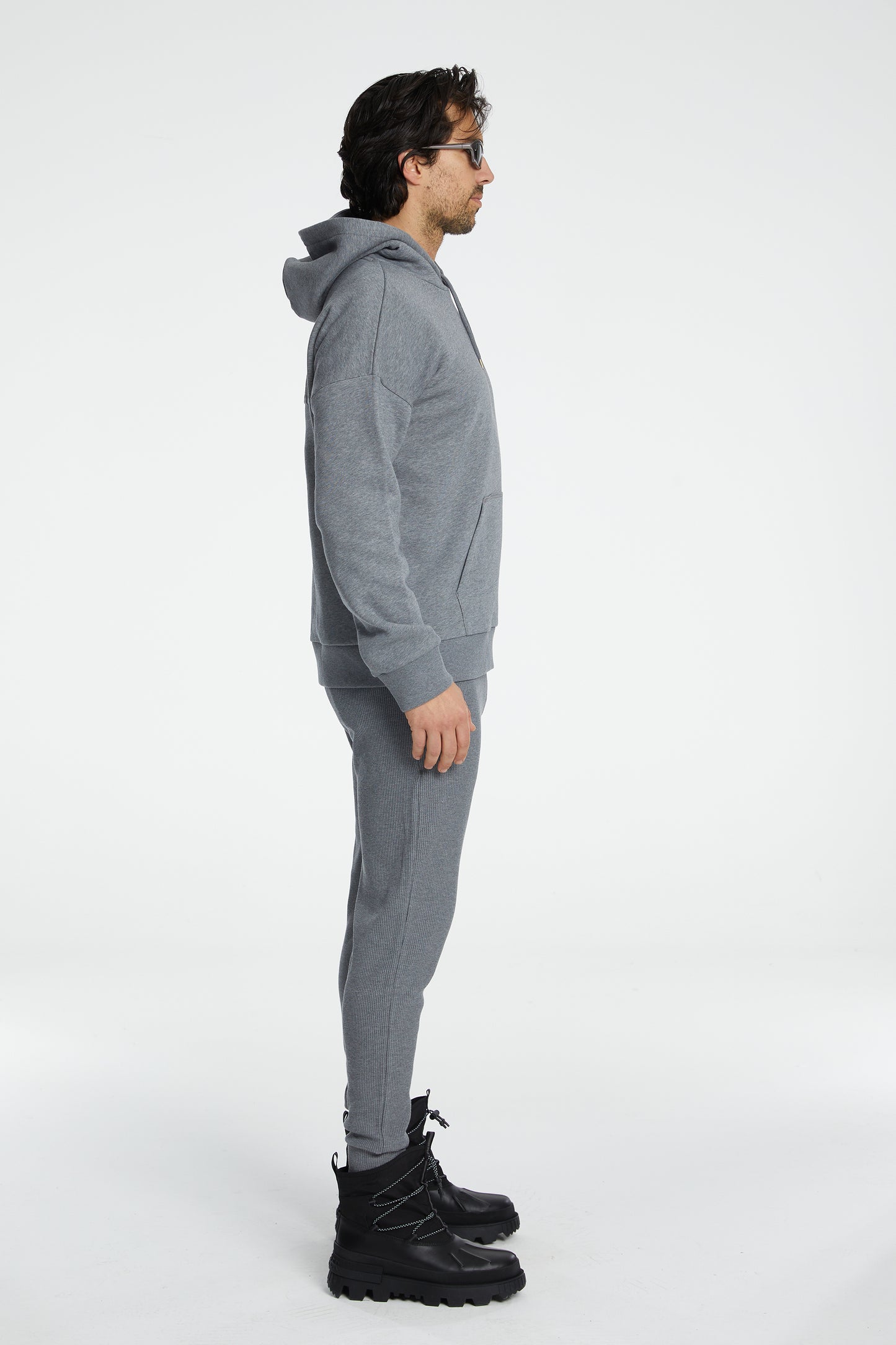 Cotton Hoodie - Grey