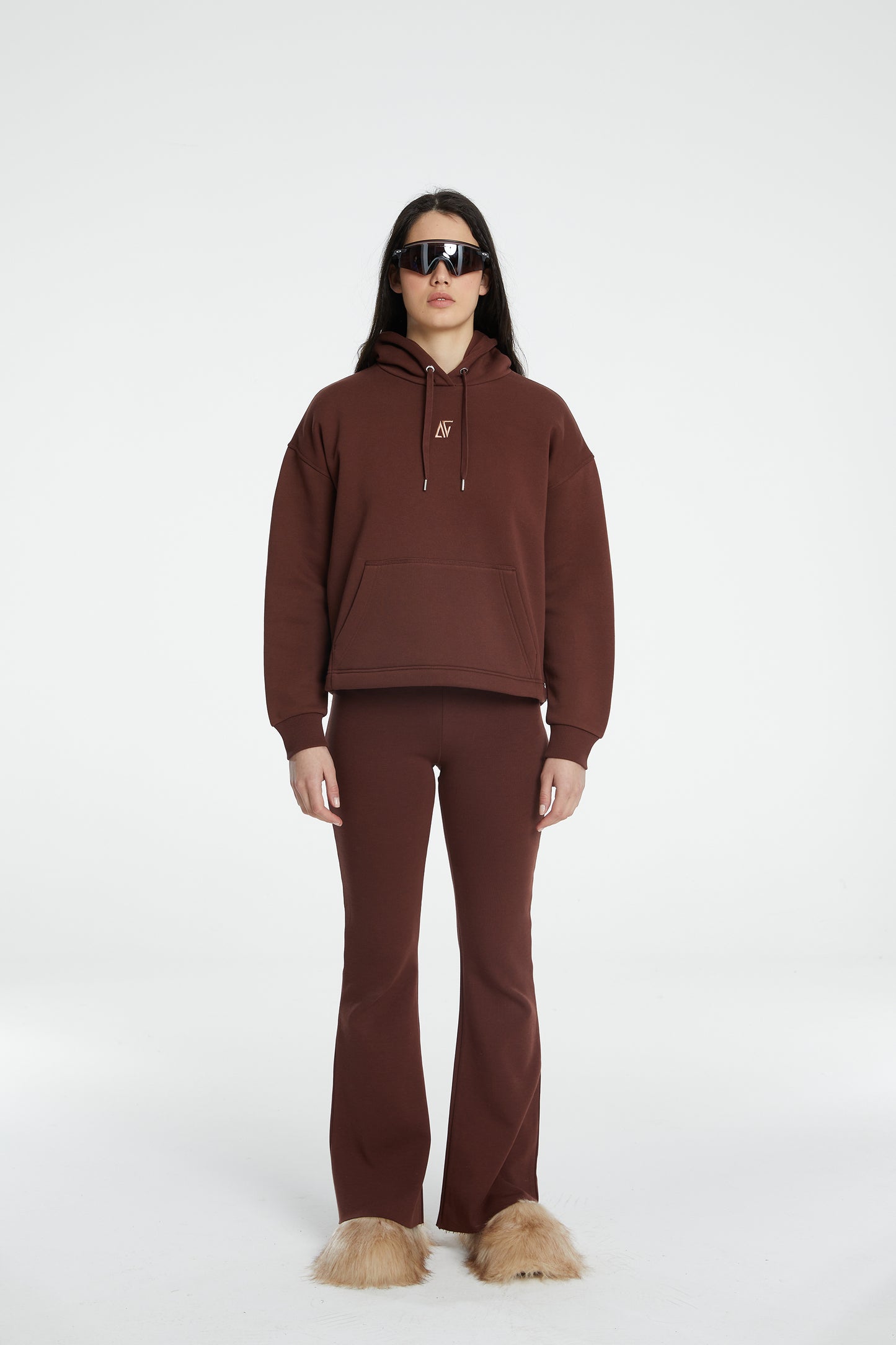 Oversize Hoodie - Brown Stone