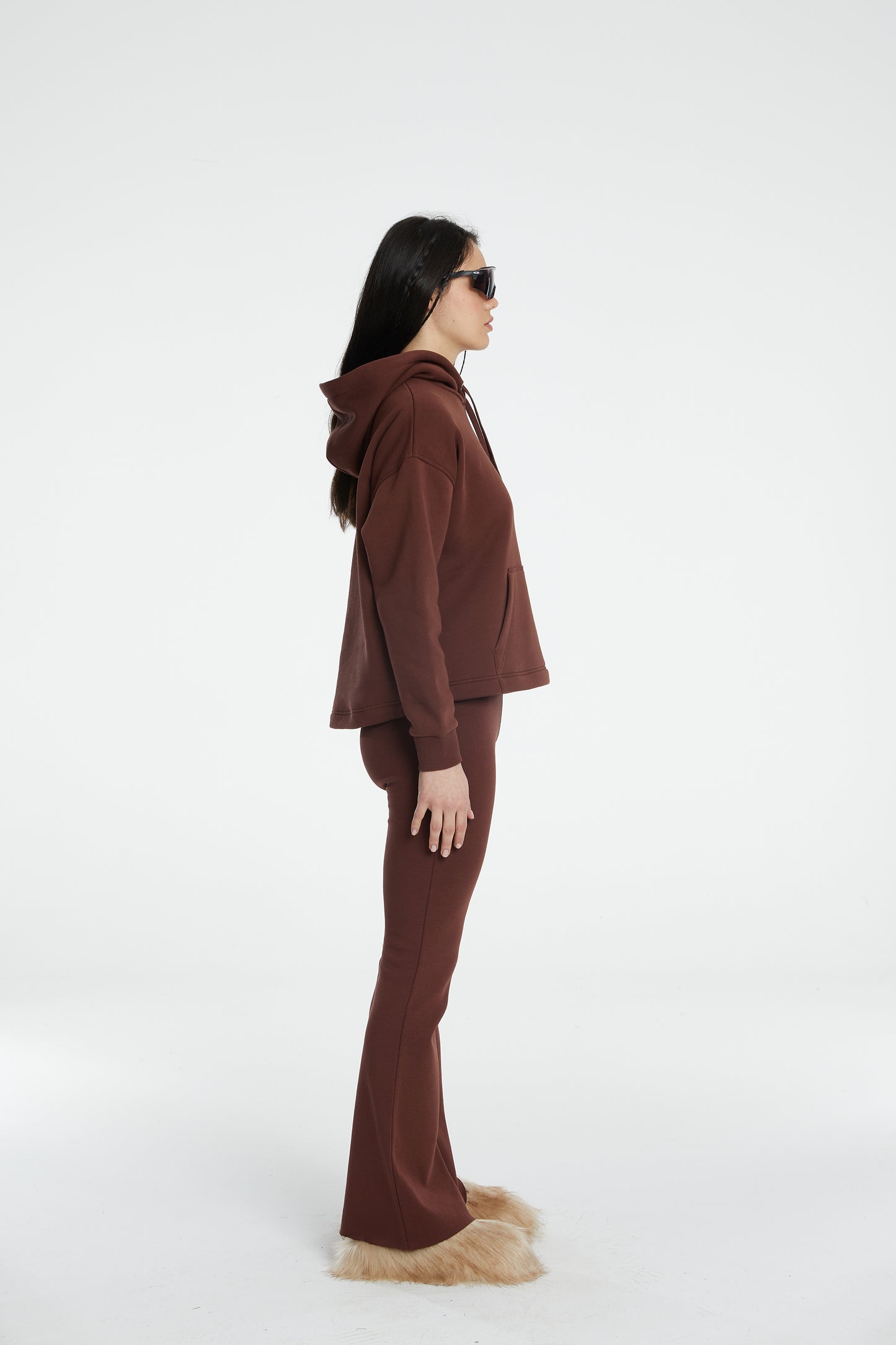 Flare Sweatpants - Brown Stone