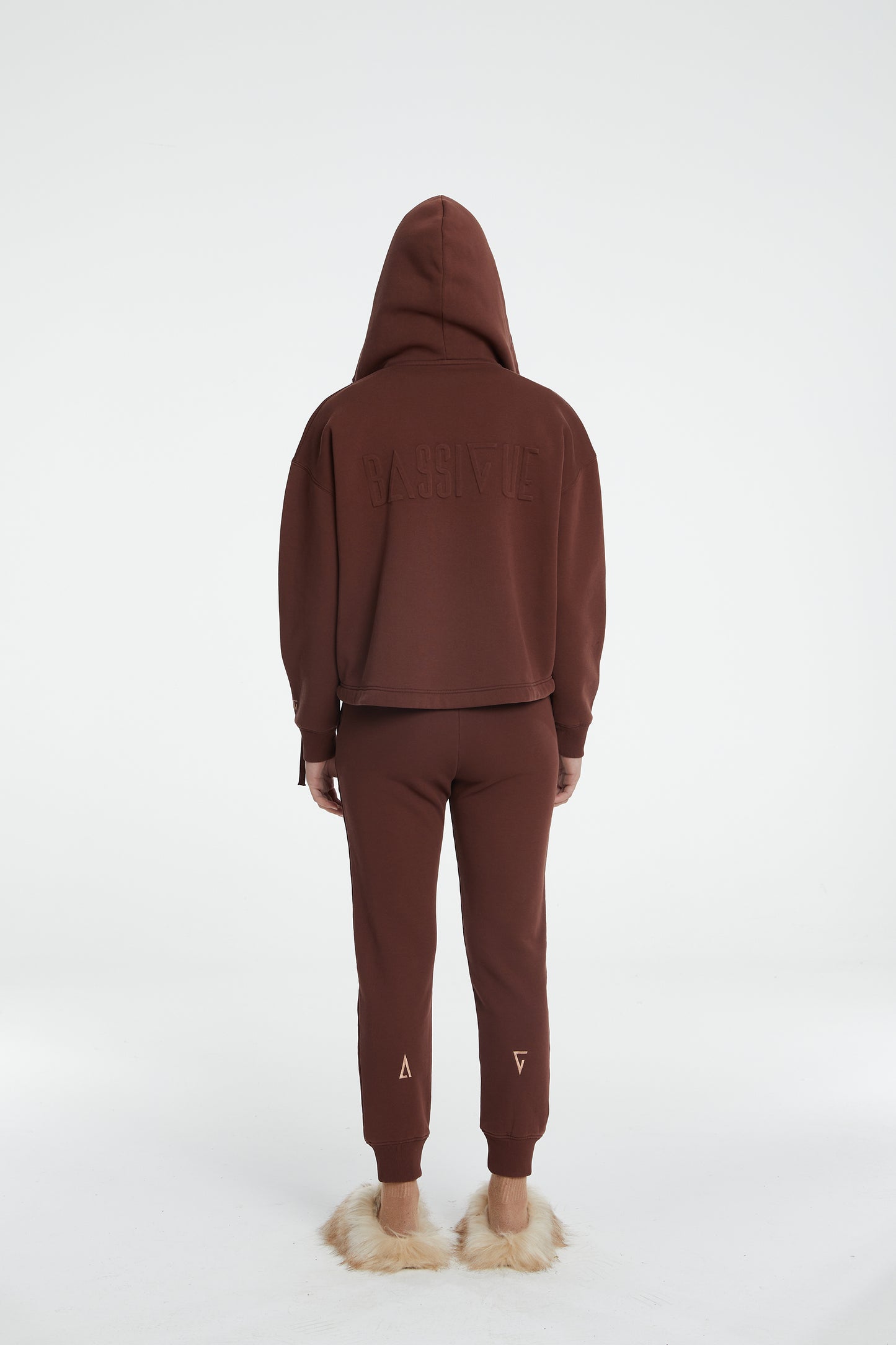 Load image into Gallery viewer, Cotton Tube Sweatpants - Brown Stone
