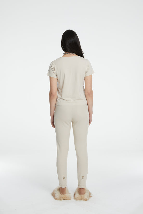 Cotton T-Shirt - Warm Beige