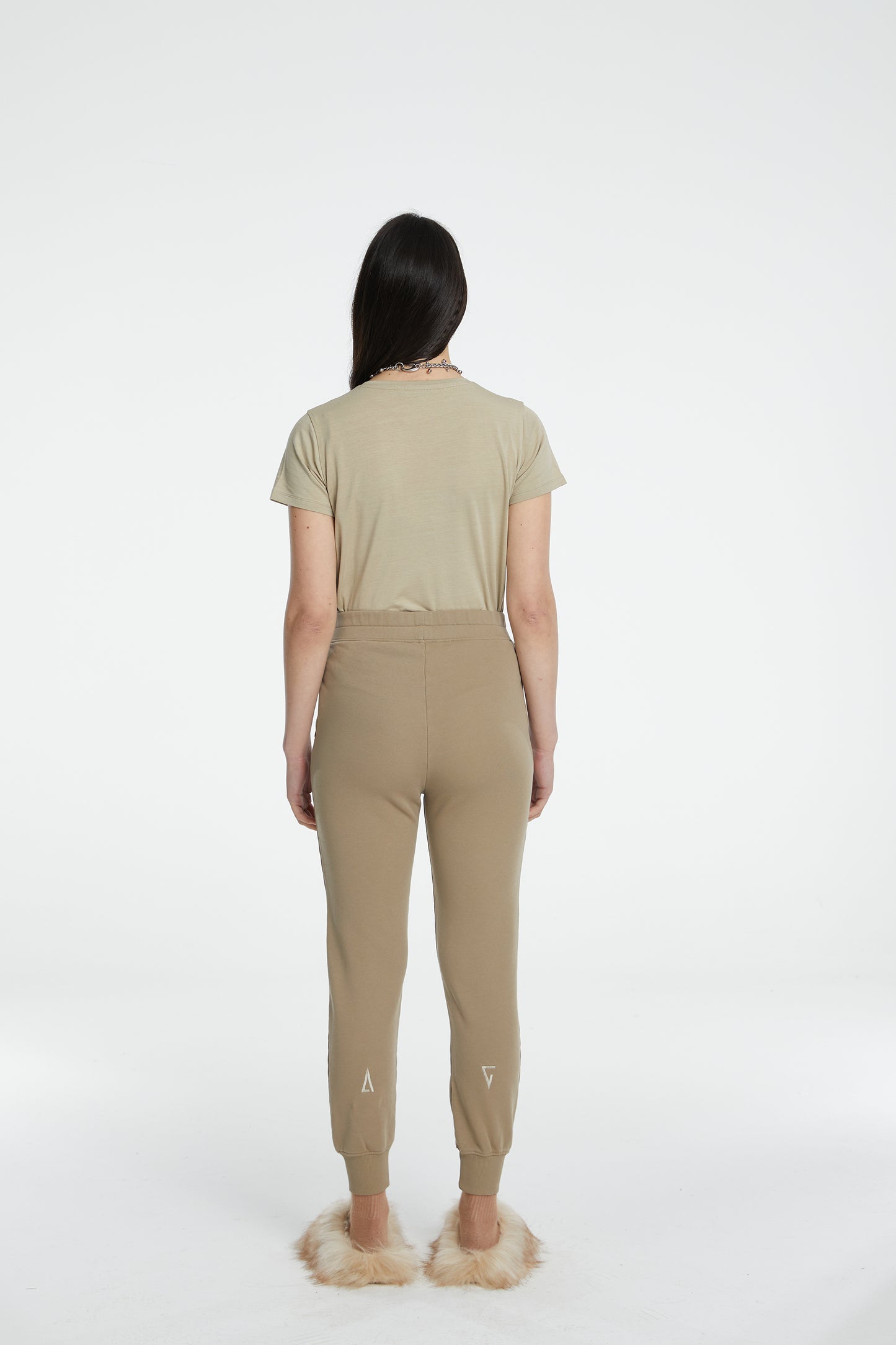 Cotton Tube Sweatpants - True Beige