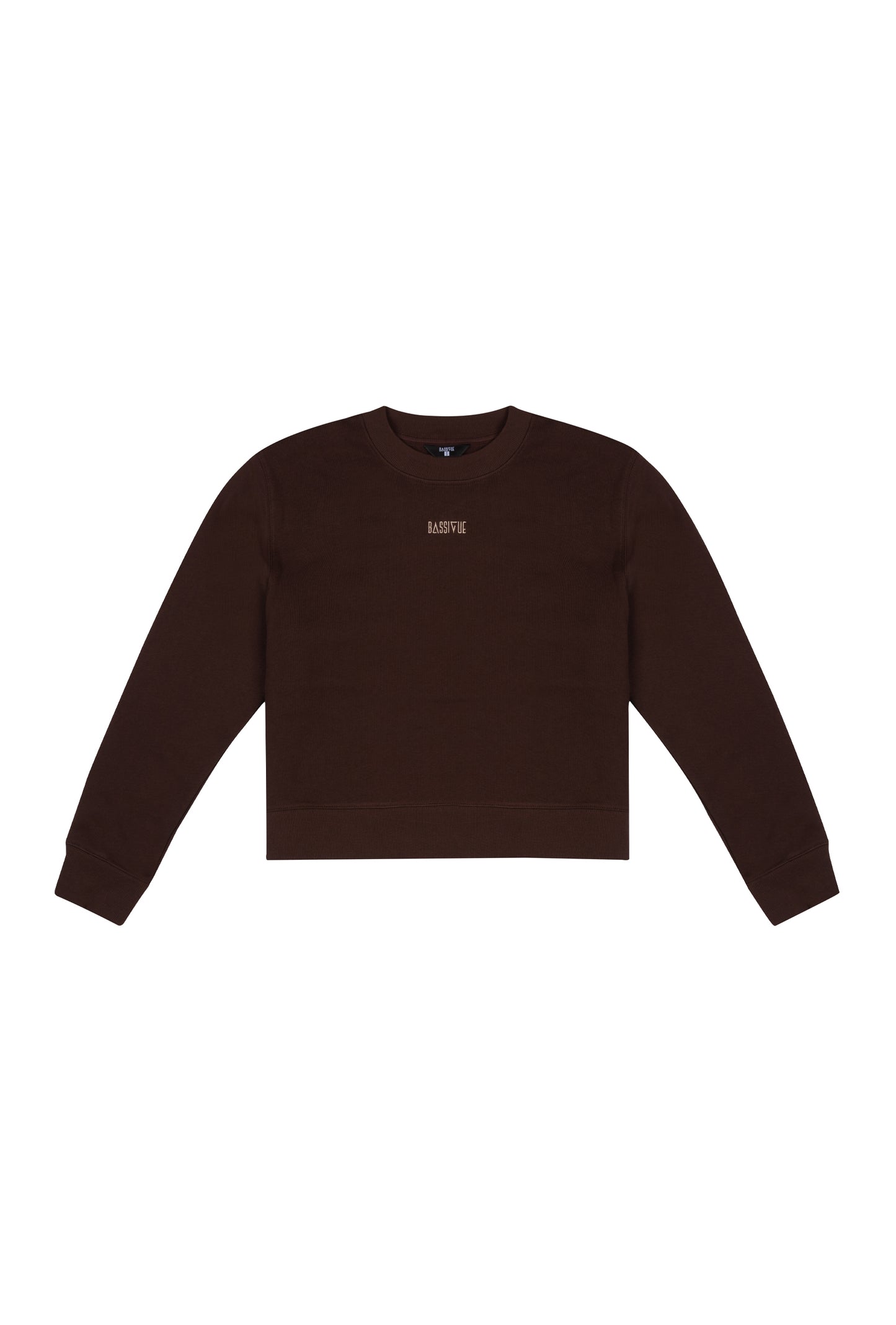 Cotton Crewneck Sweatshirt - Dark Oak