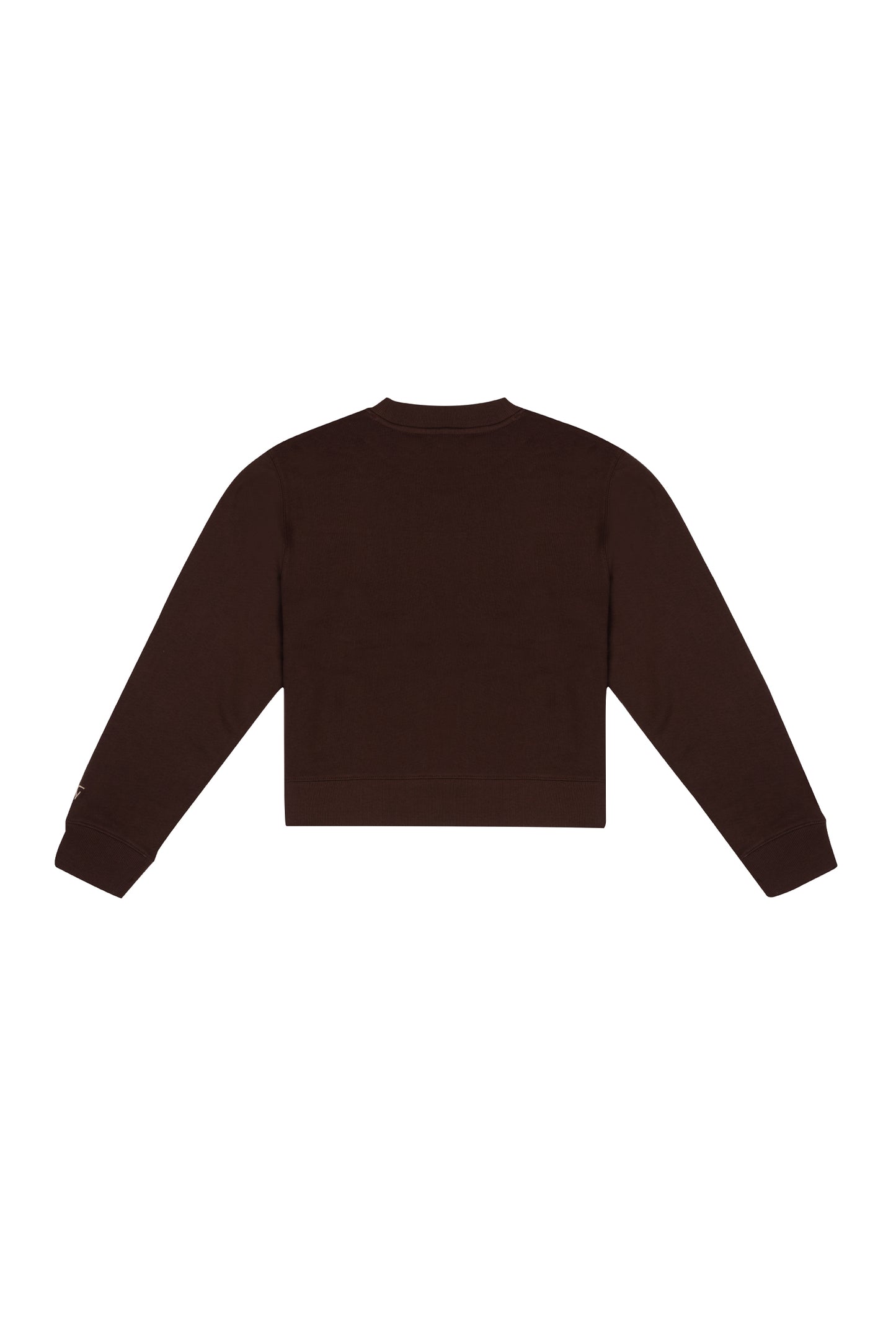 Cotton Crewneck Sweatshirt - Dark Oak