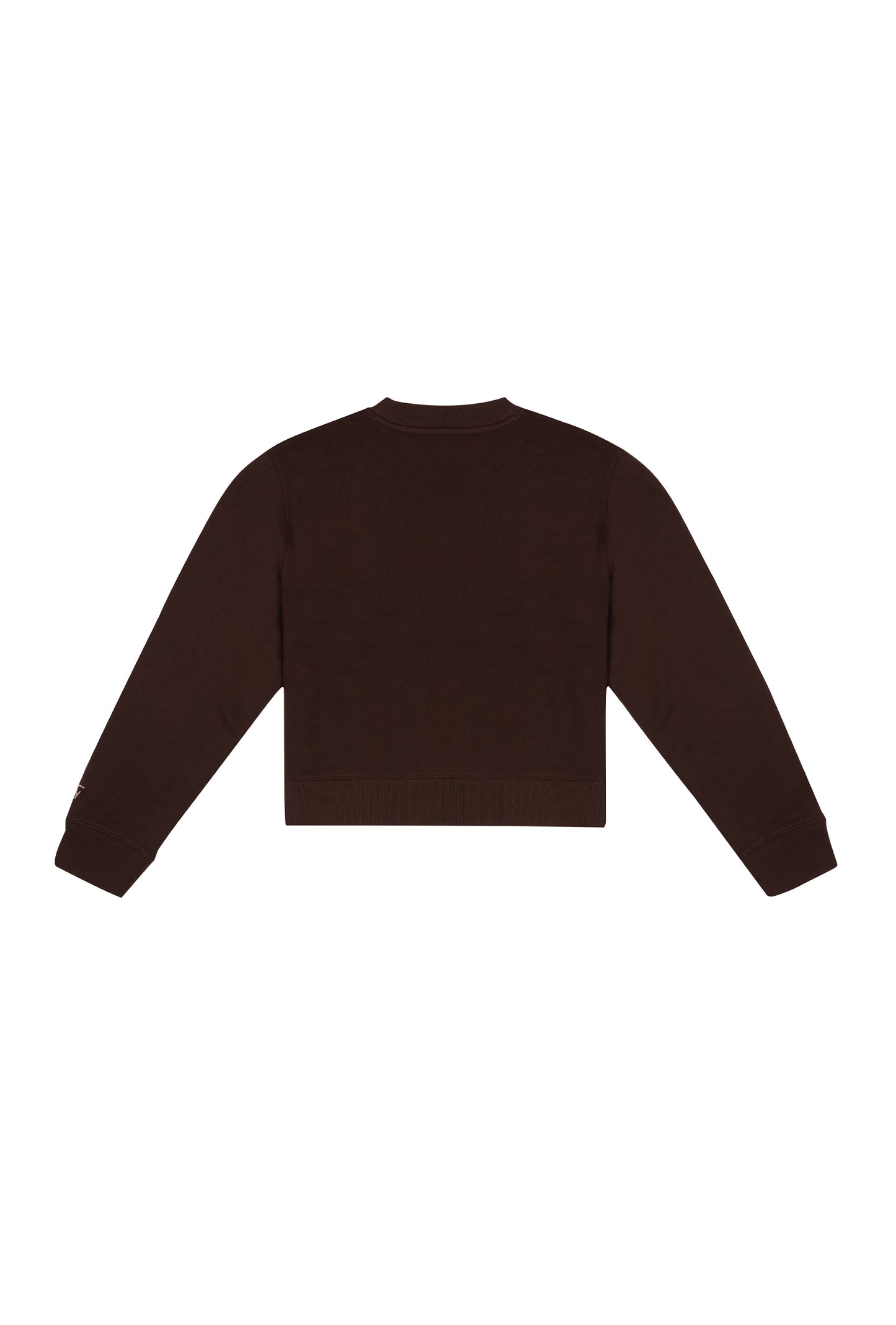 Bisiklet Yaka Sweatshirt - Kahverengi