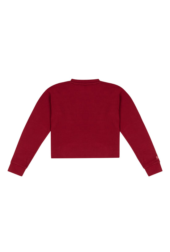 Waffle Sweatshirt - Wine