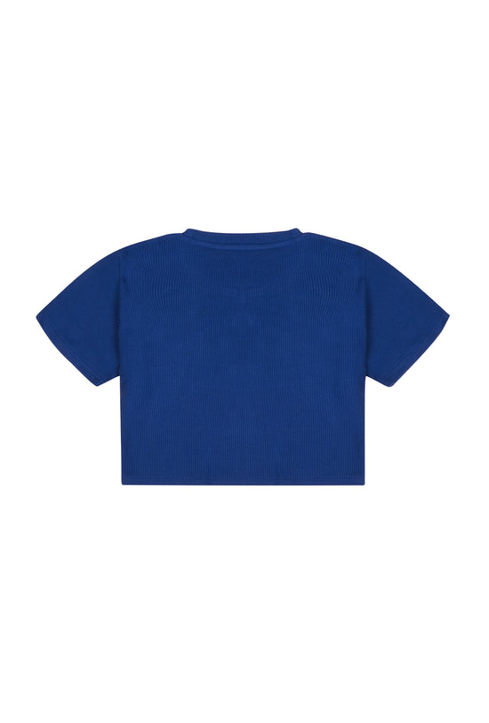 Load image into Gallery viewer, Waffle T-Shirt - Lazuli Blue
