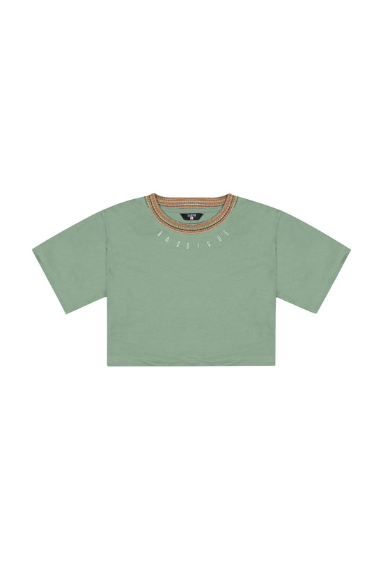 High Density Crop T-Shirt - Jade