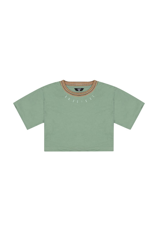 High Density Crop T-Shirt - Jade