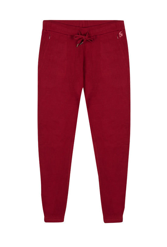 Waffle Sweatpants - Wine